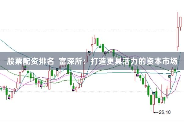 股票配资排名  富深所：打造更具活力的资本市场