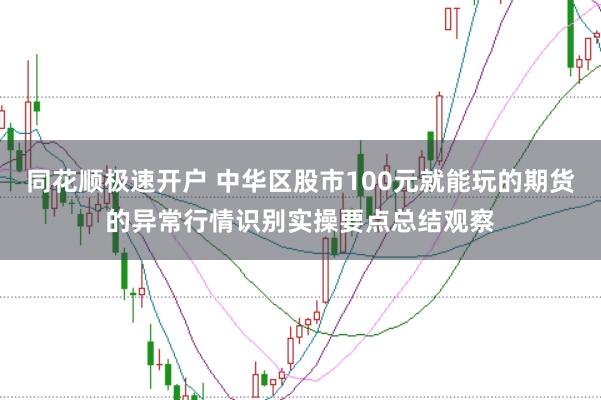 同花顺极速开户 中华区股市100元就能玩的期货的异常行情识别实操要点总结观察